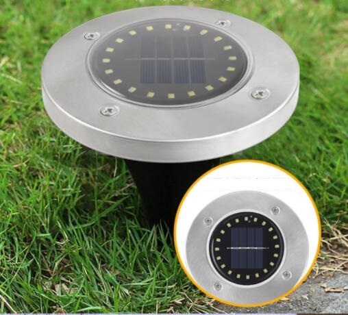 上質【12個セット】新品未使用 LED ソーラーライト 電球色 2WAY ガーデン ライト 埋め込み 置き型 防水 玄関 庭 駐車場 誘導灯 太陽光充電拍卖