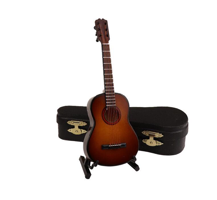 新品 高品質アコースティックギター 楽器 インテリア アコギ プレゼント ミニ ab1252 リアル 木製 16㎝ ギター拍卖