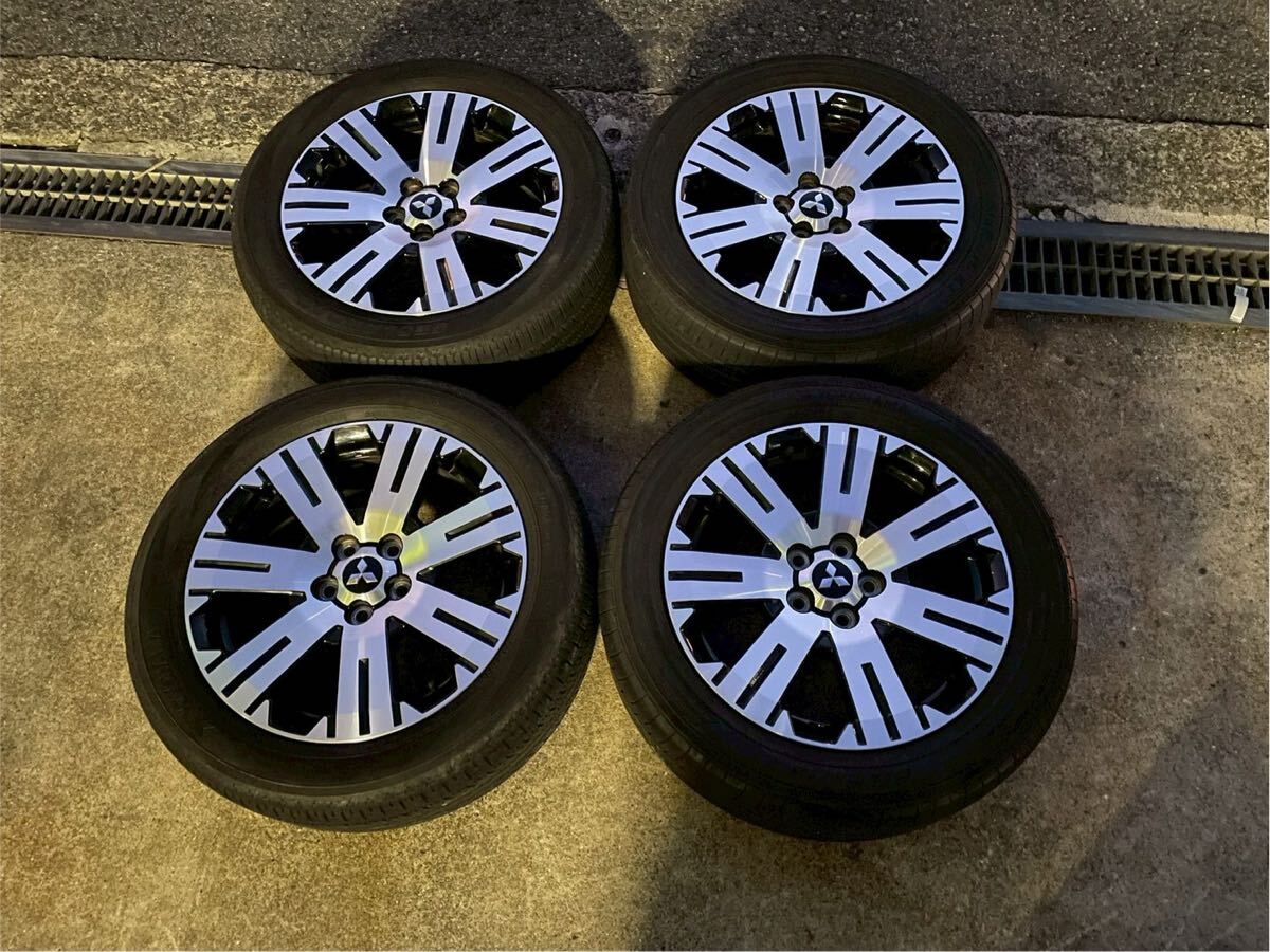 ◯A9822 デリカ D5 純正18インチタイヤホイール 22年製◯拍卖