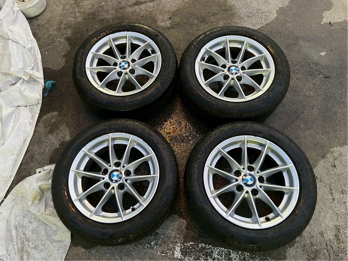 ◯A9843 BMW E90 3シリーズ 純正16インチタイヤホイールセット 22年製◯拍卖