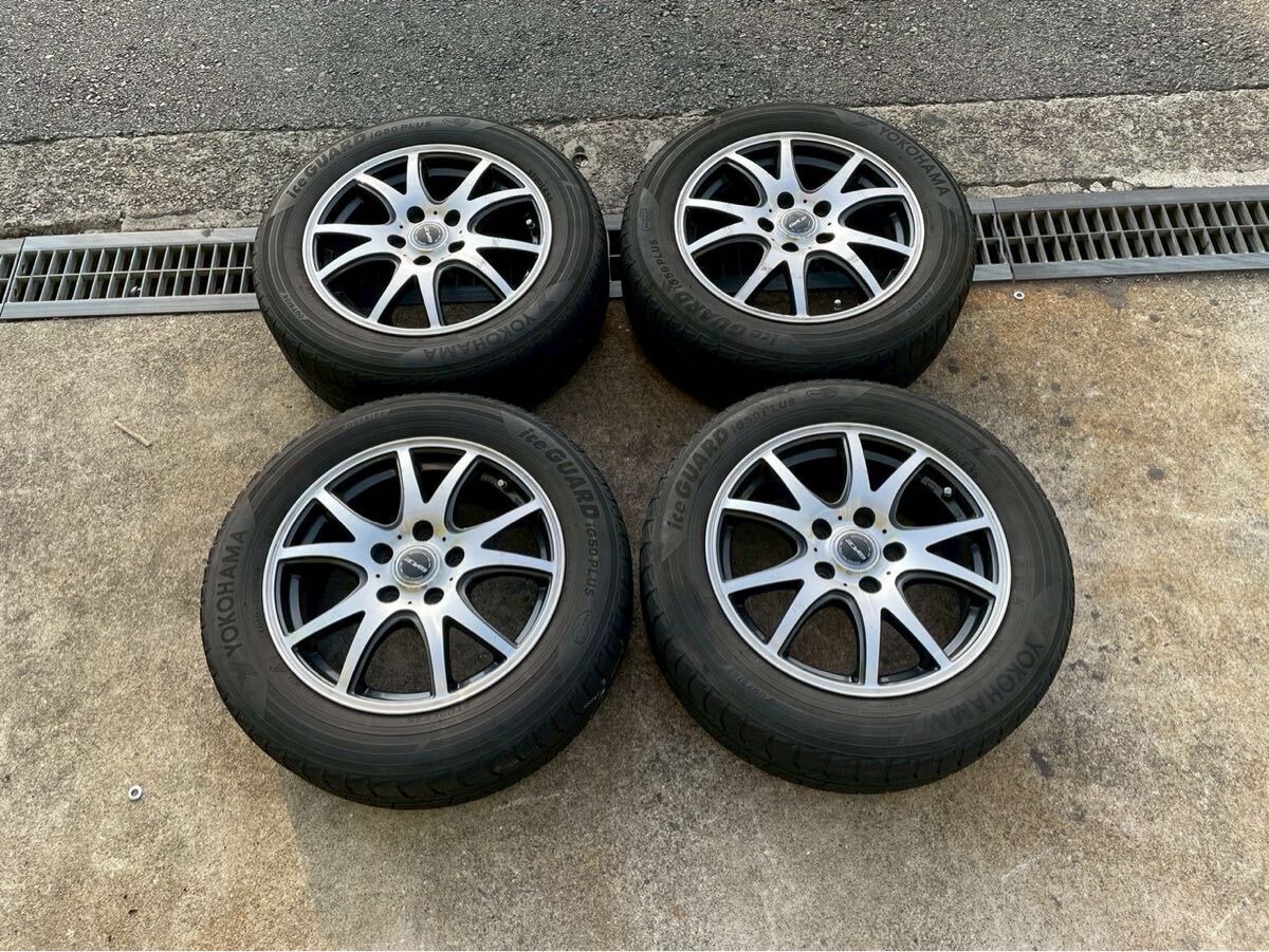 ◯A9820 Weds GYLE 114.3 16x6.5J in53 205/60R16 アイスガード スタッドレス◯拍卖