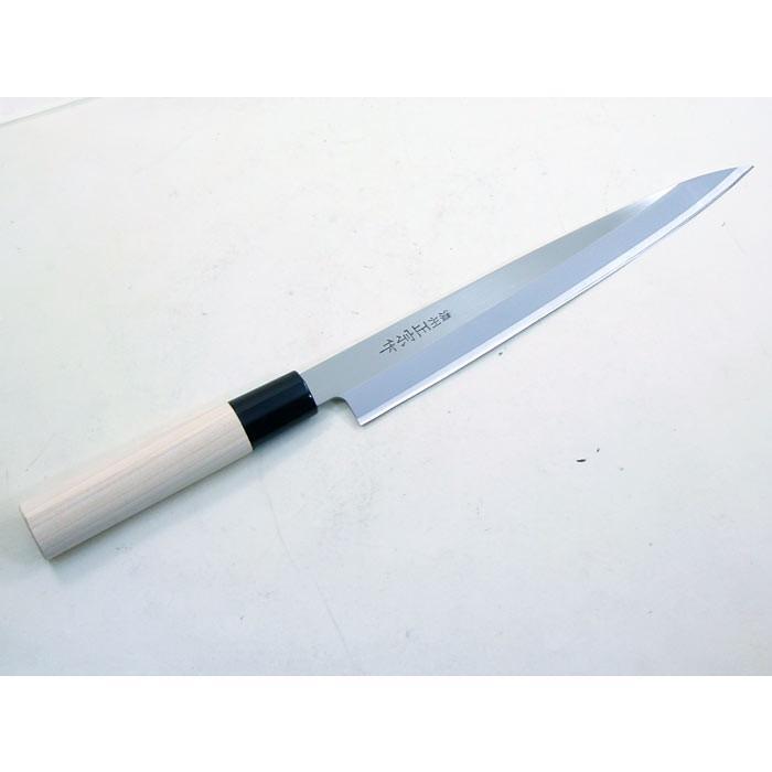 和包丁 関の包丁 濃州正宗作 刺身 片刃 白木/送料無料拍卖