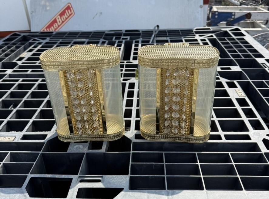 ゴールドキング、壁掛けシャンデリア、美品、2個セット拍卖