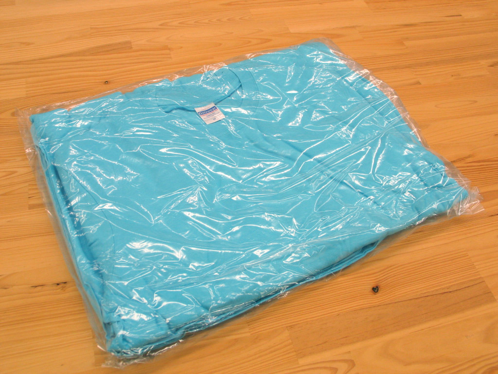 Delawear 5806 4.0ozプロモーションTシャツ Mサイズ 10枚セット 0083アクアブルー 無地 United Athleのセカンドライン まとめて 水色 青拍卖