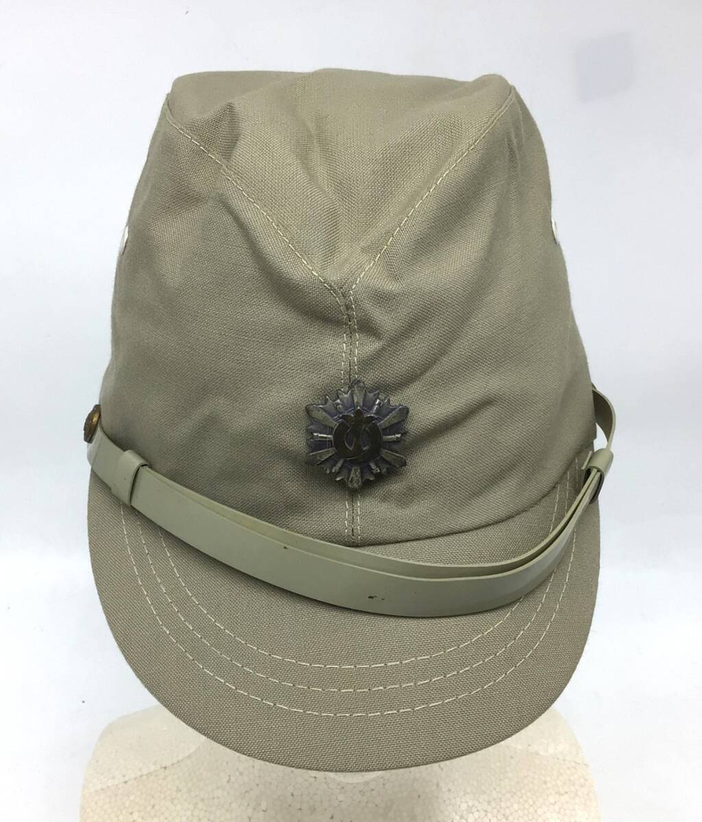 8178 【当時物】略帽 旭日章中央に愛知県ロゴ バッジ有 詳細不明 警察予備隊 自衛隊 保安隊 桜マーク 戦後 帽子拍卖