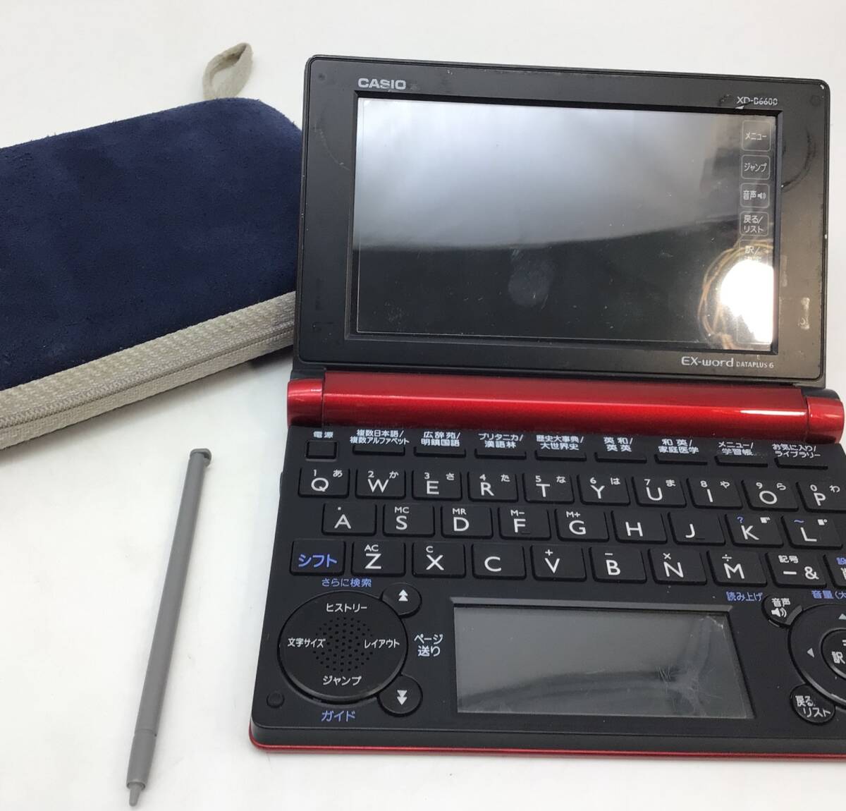 8321 CASIO カシオ EX-word XD-D6600 エクスワード DATAPLUS6 英語 電子辞書 ソフトケース付拍卖