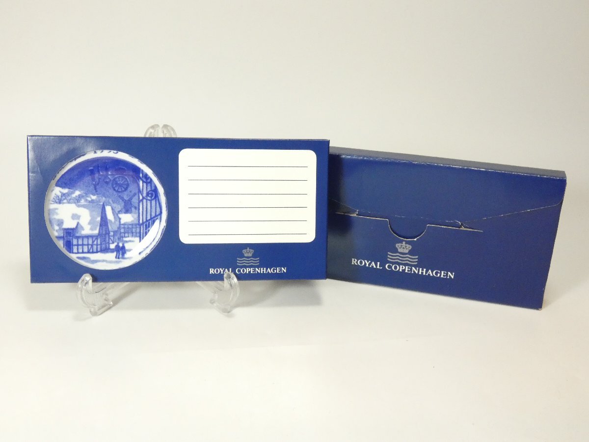 ◇ロイヤルコペンハーゲン ミニイヤープレート 1993 DEN GAMLE BY THE OLD TOWN 箱付◇NYS30176拍卖