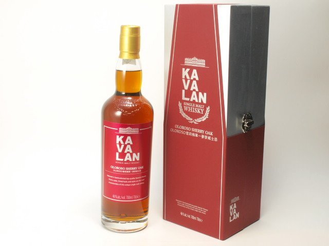 ★★KAVALAN カバラン カヴァラン オロロソ シェリーオーク 700ml/46% 箱付★AG12706拍卖