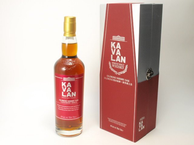 ★★KAVALAN カバラン カヴァラン オロロソ シェリーオーク 700ml/46% 箱付 (5)★AG12706拍卖