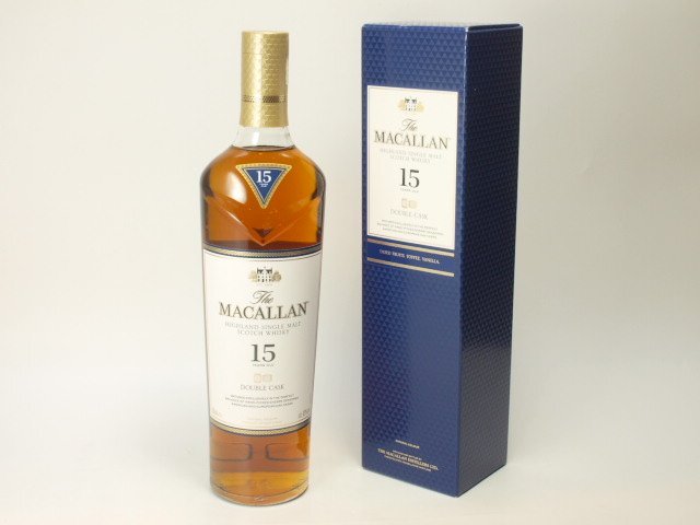 ★★MACALLAN マッカラン 15年 ダブルカスク 700ml/43% 箱付★AY125782拍卖
