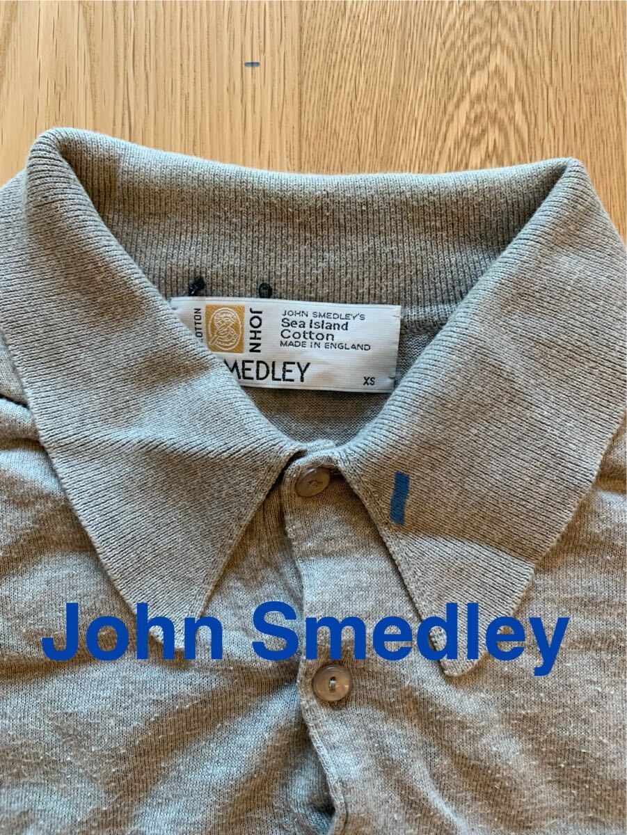 ジョンスメドレー John Smedley メンズXS 最高級Seaisland Cotton Made in ENGLAND拍卖
