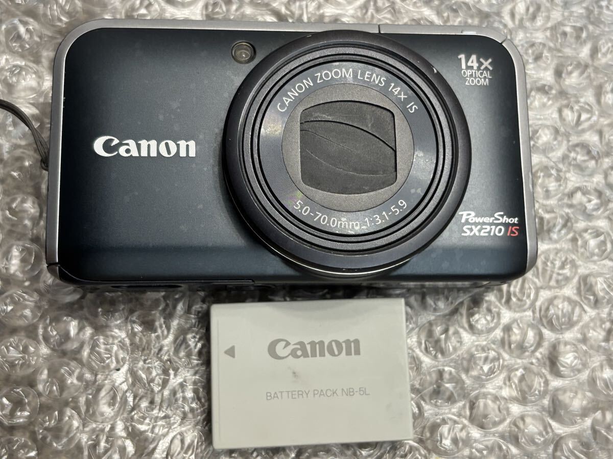 コンパクトデジタルカメラ 訳あり Canon PowerShot SX210 IS 訳あり拍卖