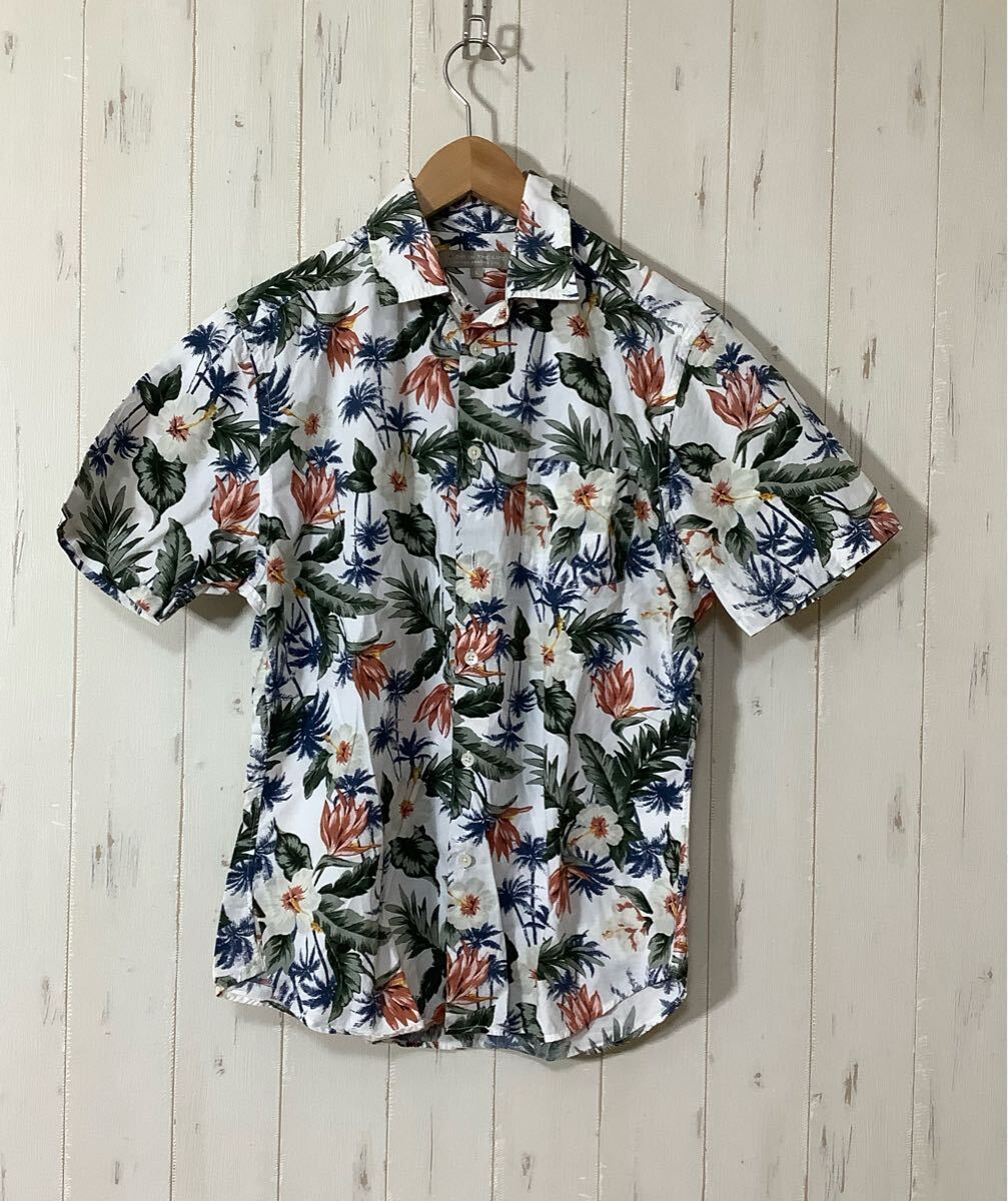 み1681 ユナイテッドアローズ A DAY IN THE LIFE 半袖シャツ アロハシャツ L ハイビスカス 拍卖