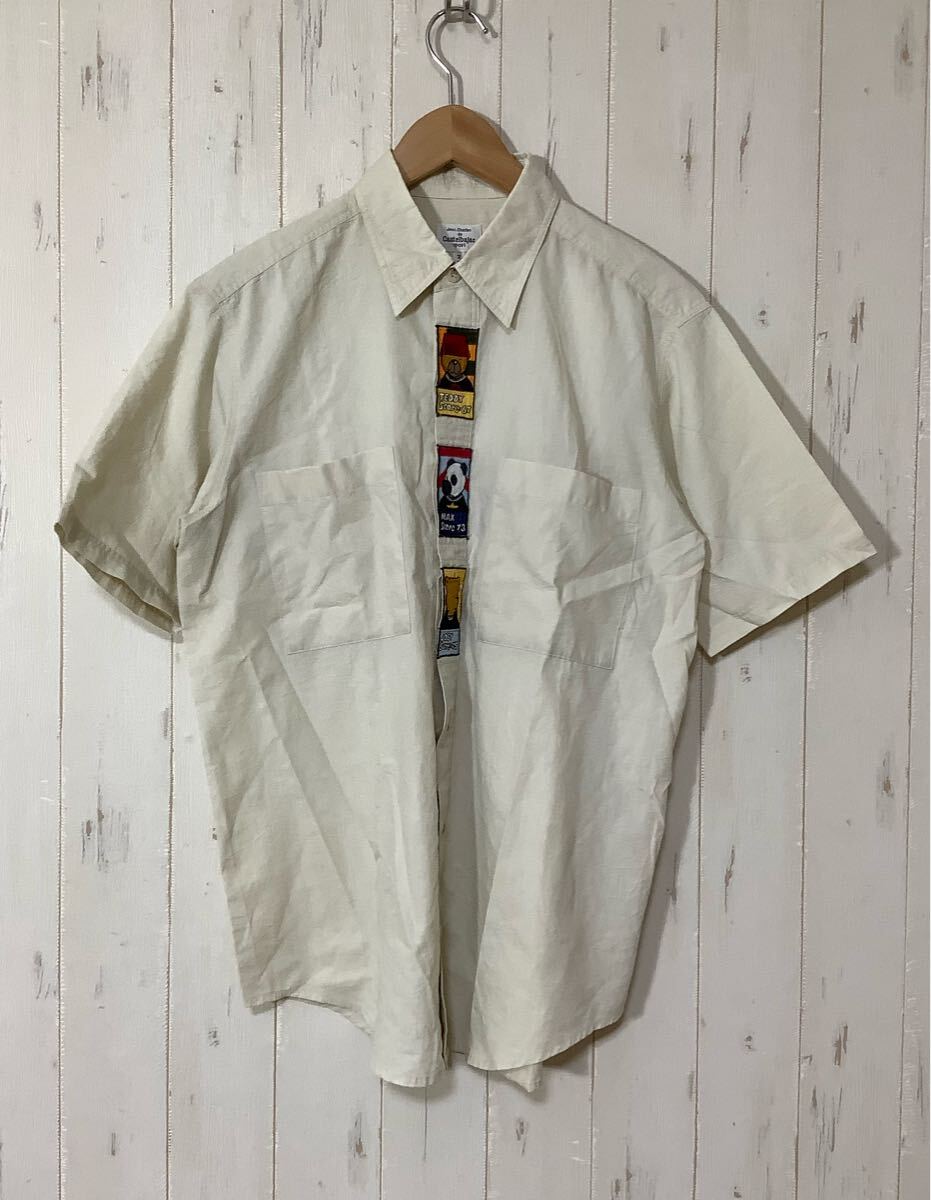 ら1603 Castelbajac Sport カステルバジャックスポーツ 半袖シャツ 2 ベージュ 拍卖