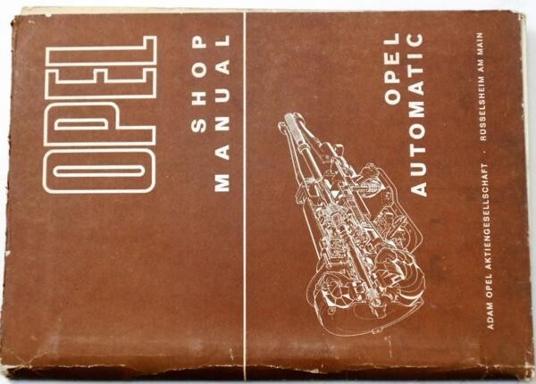 OPEL AUTOMATIC SHOP Manual '1969 英語版拍卖