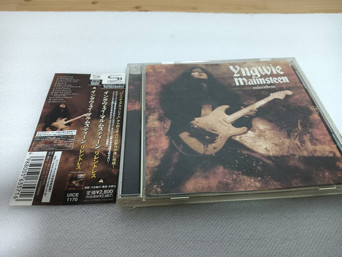 C1414 「CD」 リレントレス / イングヴェイ・マルムスティーン 帯付 SHM-CD 音声確認済 拍卖