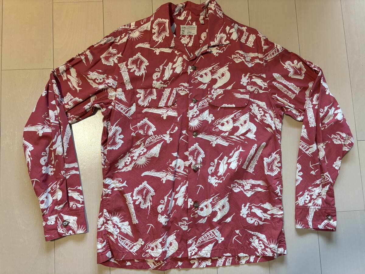 東洋エンタープライズ STAR OF HOLLYWOOD スターオブハリウッド オープンカラーシャツ アラスカ ★美品★拍卖