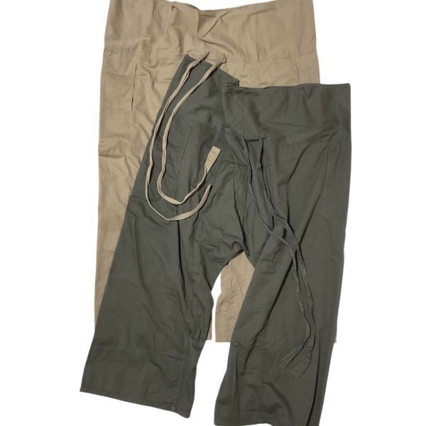 2本セット Engineered Garments Fisherman Pants Khaki Olive タイパンツ フィッシャーマンパンツ エンジニアドガーメンツ カーキ オリーブ拍卖