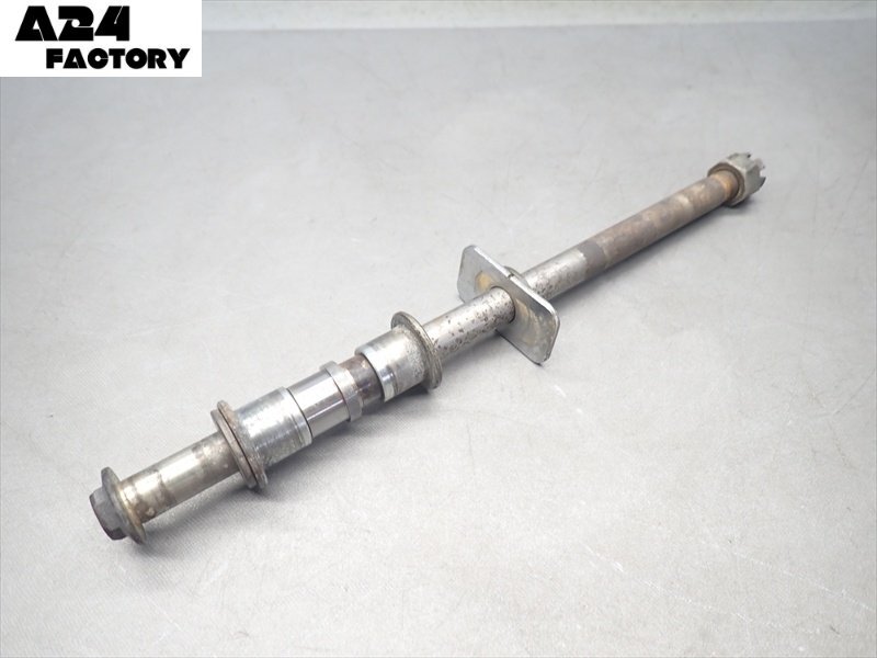 H1R7-0804 カワサキ バリオス2 / BALIUS Ⅱ リア アクスルシャフト 純正品 【ZR250B 1997年式 B1 動画有】拍卖