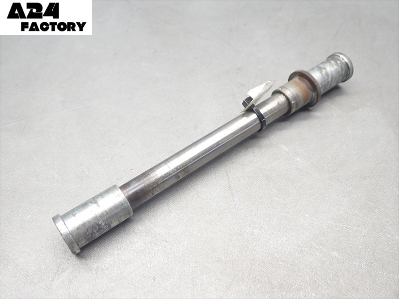 H1R7-0804 カワサキ バリオス2 / BALIUS Ⅱ フロント アクスルシャフト 純正品 【ZR250B 1997年式 B1 動画有】拍卖