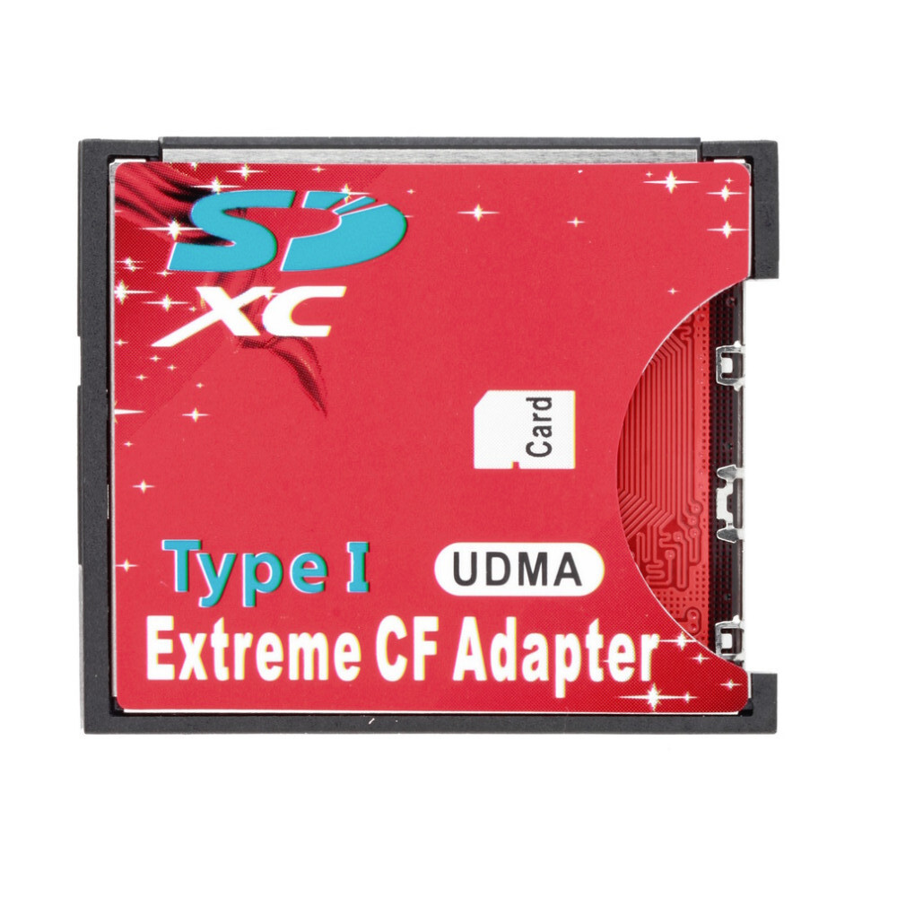 SDカード→CFカード TypeI 変換アダプター SDHC SDXC コンパクトフラッシュ 【送料無料】拍卖