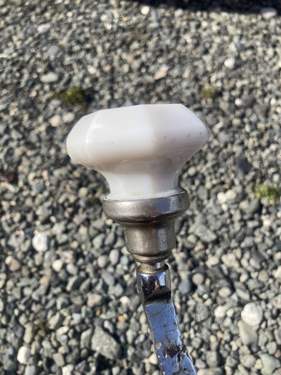 当時物30s40sミルクホワイトシフトノブUSA製 シフトノブ チョッパー ナックル パン ショベルサイドバルブ アイアン ベイツ拍卖