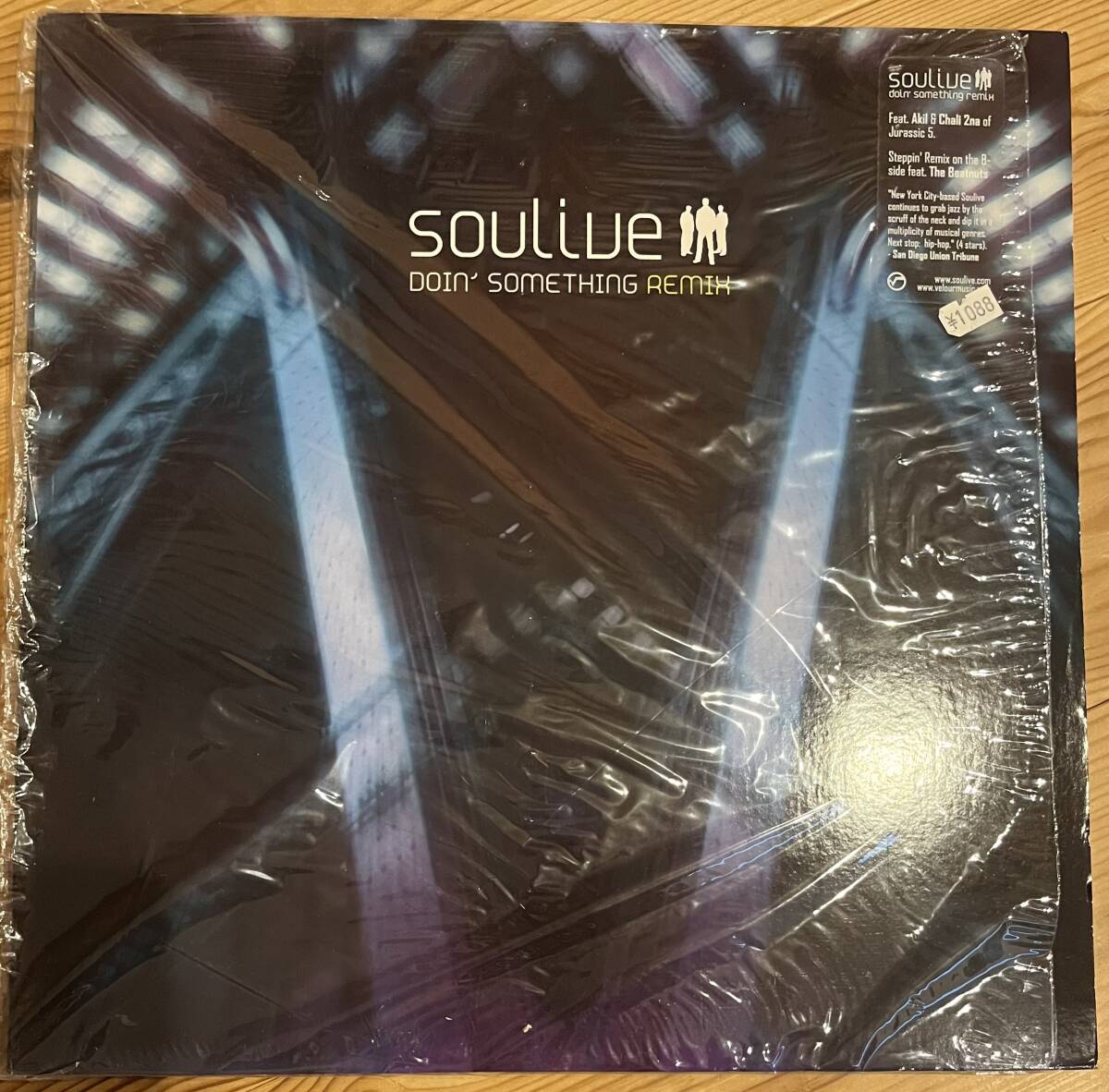 【12】SOULIVE / DOIN' SOMETHING remix:jurassic-5 the beatnuts拍卖