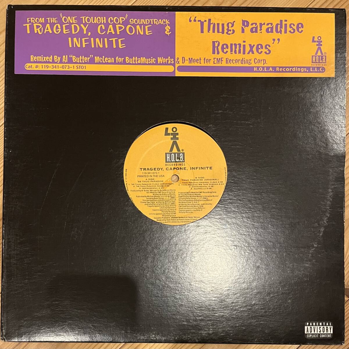 【12】TRAGEDY CAPONE & INFINITE / 98 THUG PARADISE ① QUEENS拍卖