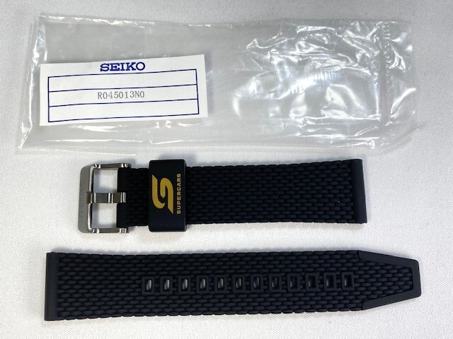 R045013N0 SEIKO セイコー5 スポーツ 22mm 純正シリコンラバーバンド ブラック SRPJ01K1/4R36-12T0用 ネコポス送料無料拍卖