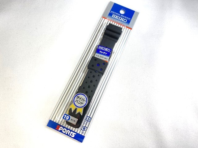 DAL2BP SEIKO セイコー 19mm ダイバーウオッチ純正ウレタンバンド ブラック ネコポス送料無料拍卖