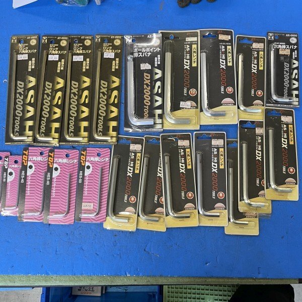 【アウトレット品】 TOP ASAHI 六角棒レンチ ボールポイント棒スパナ 6~12mm 計20本セット 工具 sp-024-691拍卖