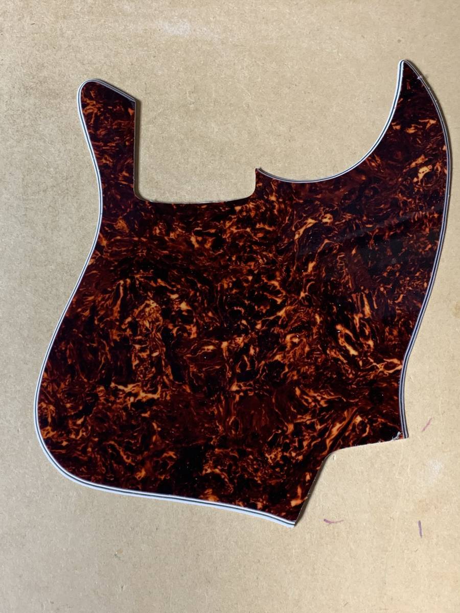 ジャズ・ベース用ピックガード茶べっ甲柄インチ設定ノンホール拍卖