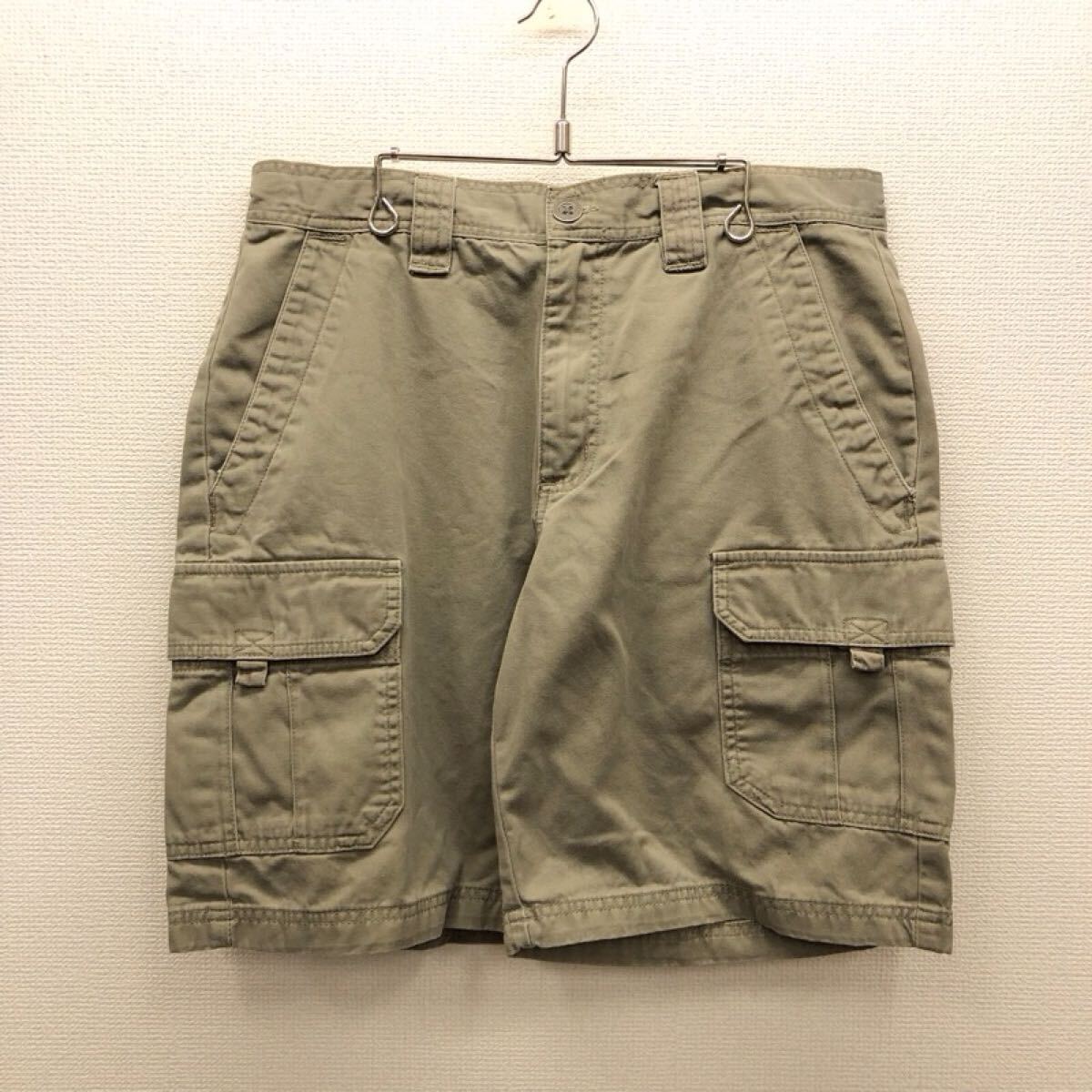 【GH156】Columbia W32 L10 カーゴハーフパンツ カーキ メンズブランド古着 コロンビア ショートパンツ 送料無料拍卖