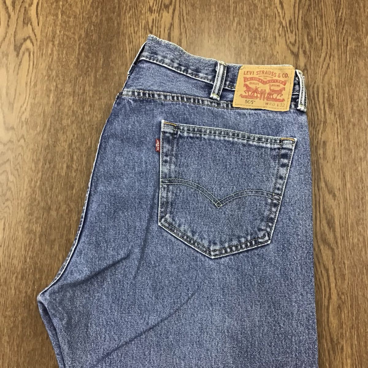 【GH329】Levi's 505 W40 L32 大きいサイズ ビッグサイズ ジーンズ ジーパン デニムパンツ メンズブランド古着 リーバイス505 送料無料拍卖
