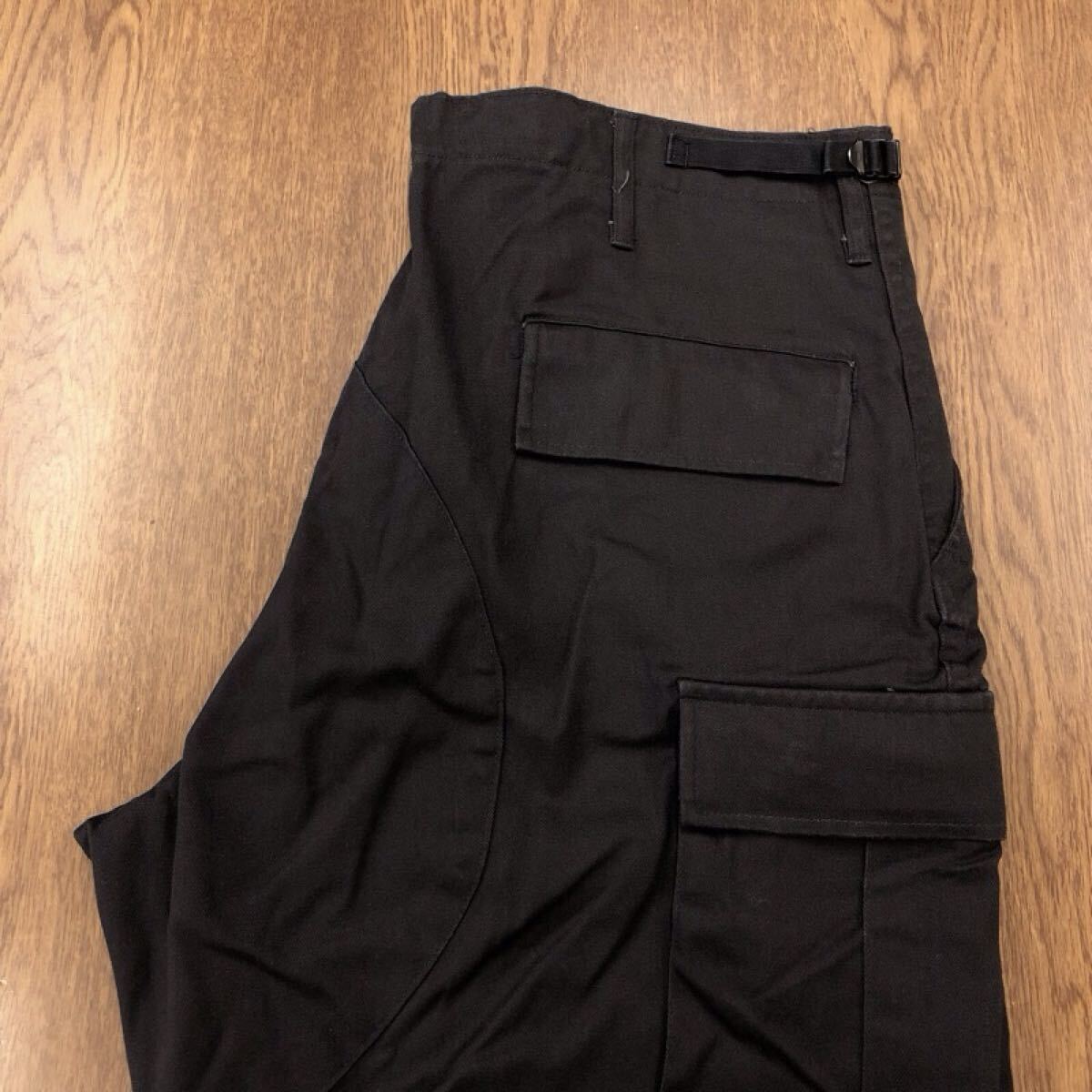 【GH366】PROPPER 民間品 L-Rサイズ カーゴパンツ ブラック 黒色 無地 ミリタリーパンツ メンズ古着 プロッパー 送料無料拍卖