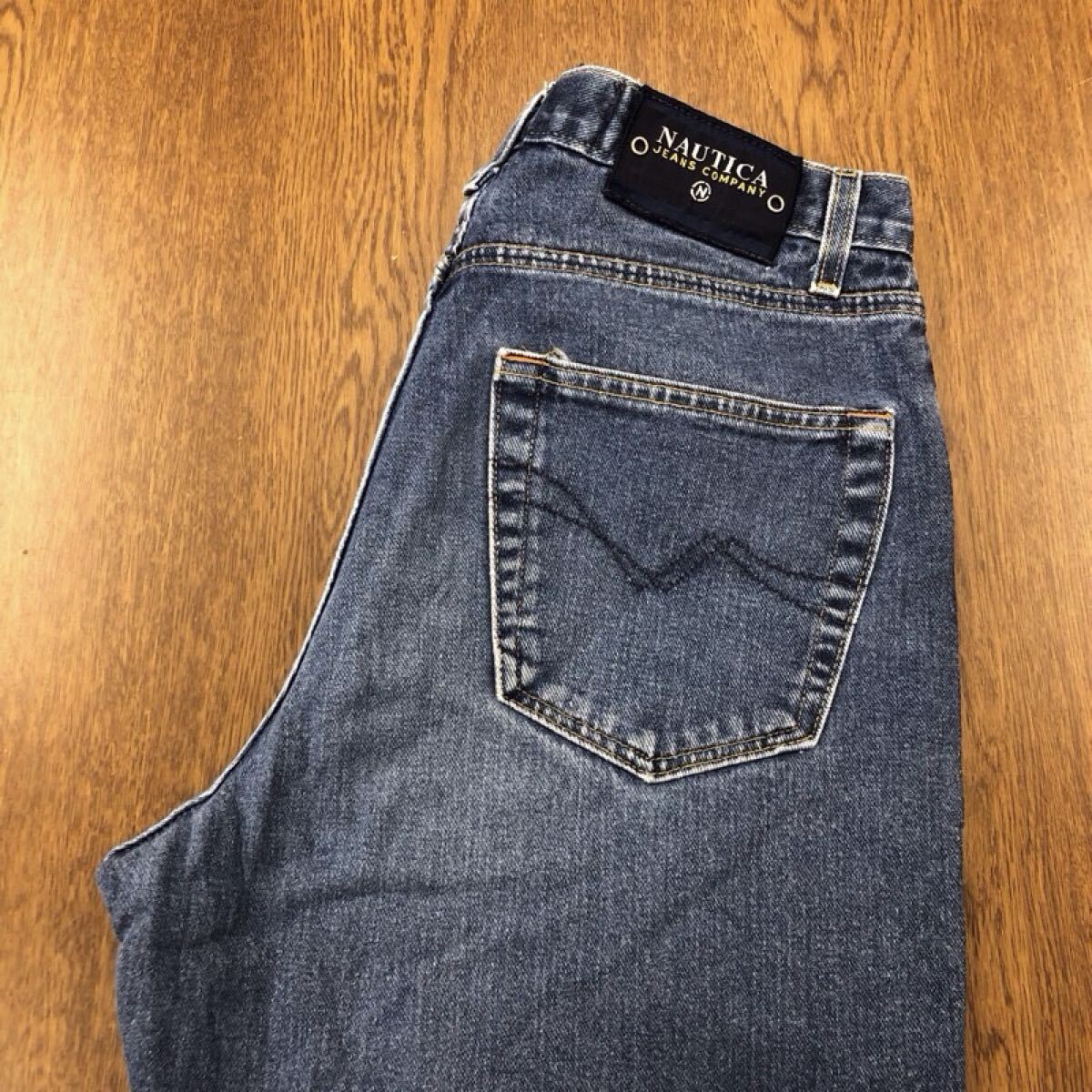 【GH389】USA製 NAUTICA JEANS W34 L32 ジーンズ ジーパン デニムパンツ メンズブランド古着 ノーティカ 送料無料拍卖