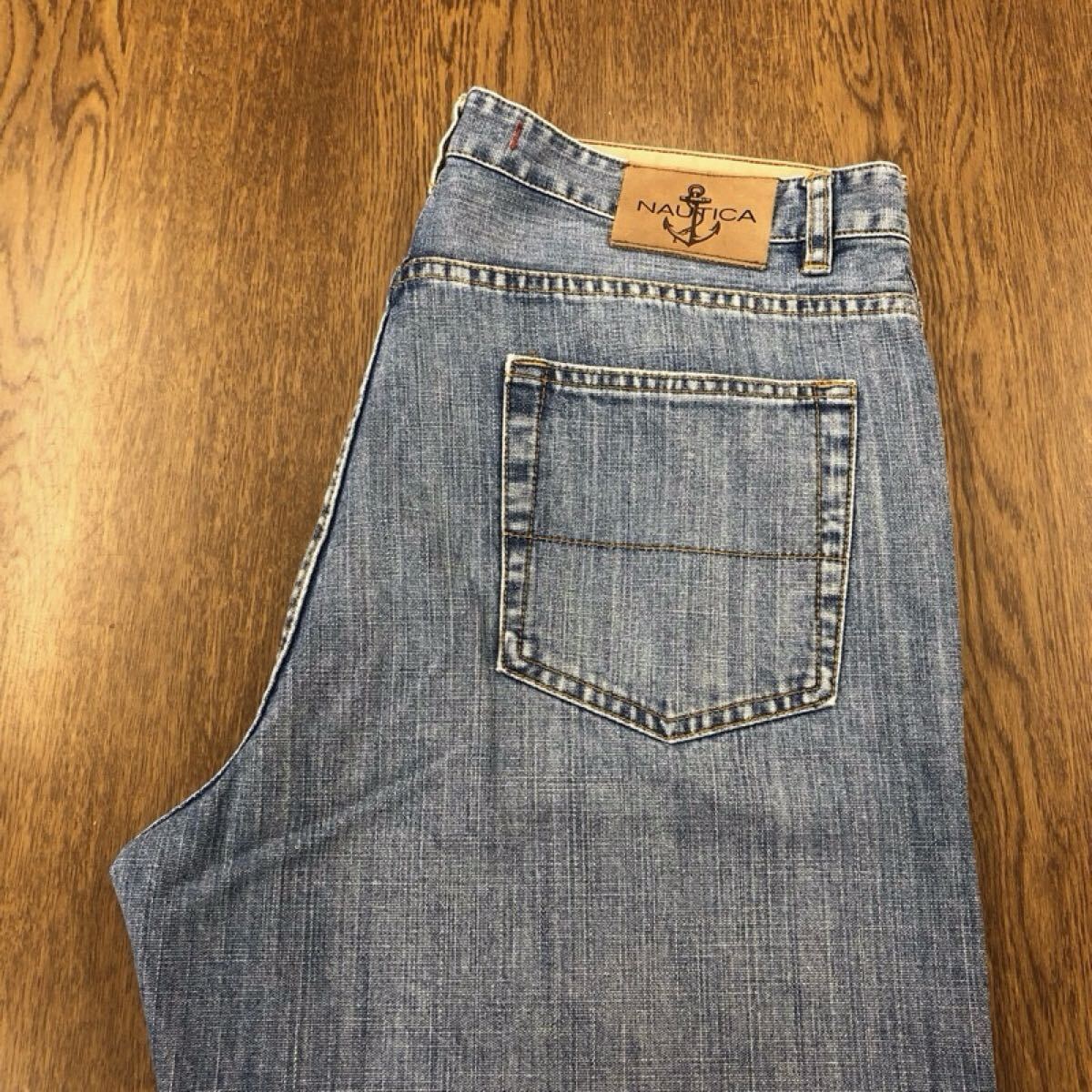 【GH402】NAUTICA W36 L32 ジーンズ ジーパン デニムパンツ メンズブランド古着 ノーティカ 送料無料拍卖