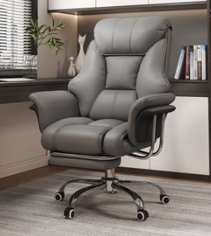 家庭用のオフィスのコンピュータの椅子のボスの椅子快適な長い間座ってビジネスのコンピュータソファの椅子書斎の本に横になることができま拍卖