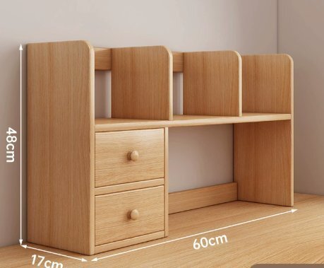 無垢材卓上本棚学生用机収納ラック卓上簡易キャビネットロッカー子供用本棚拍卖