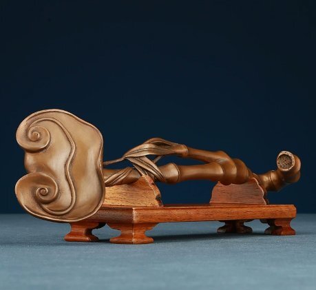 紫銅の吉祥の如意の置物工芸品の開業応接間のオフィスの装飾品の贈り物拍卖