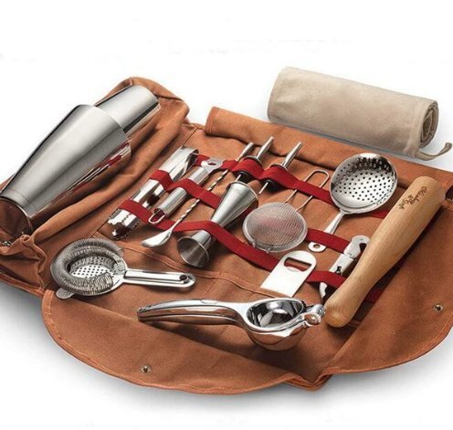 商品キャンバスバーテンダーキットショルダーバーテンダー収納袋です拍卖