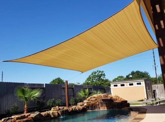 日よけネット戸外の日よけ帆天幕四角戸外の日よけ3*3M拍卖