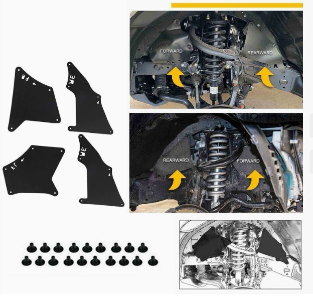 前輪フェンダー皮前葉板内張り適用2003-2017トヨタ覇道プラド拍卖