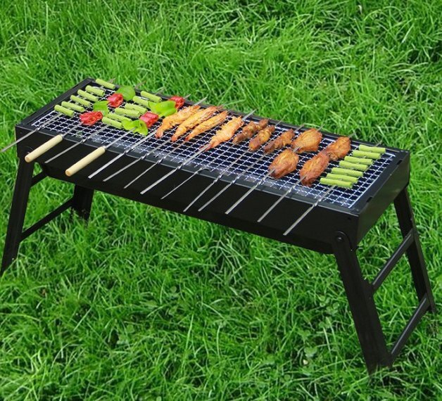 オーブントースター屋外無煙折りたたみバーベキューグリル小さなコンロ家庭用庭オーブントースター携帯オーブンオーブンバーベキューマシン拍卖