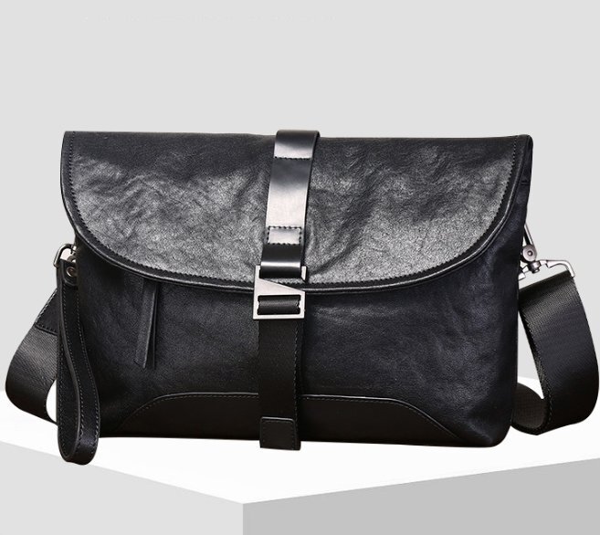 本革メンズ斜めショルダーバッグ頭層植なめし革ショルダーバッグビジネスカジュアルショルダーバッグ男性用アイテムとして何でも使います拍卖