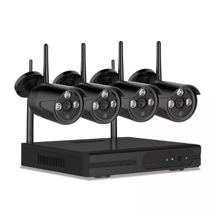 スマートwifiなし4路家庭用携帯電話遠隔無線監視セット拍卖