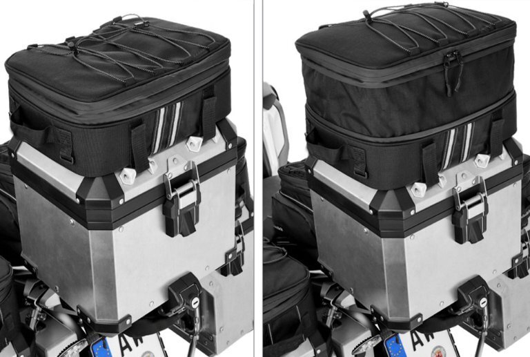 すべての原装のbmwのオートバイに適用しますアルミニウム制の箱の蓋の包み頂の包みの荷物の包み拍卖