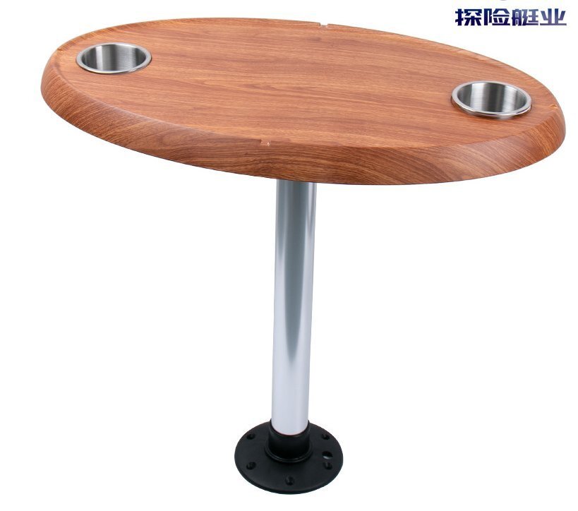 船舶用アルミ合金ヨット船舶用お茶テーブル円形コーヒーテーブル船舶拍卖