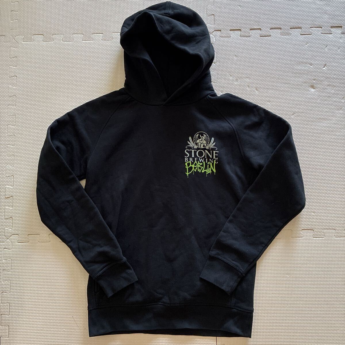 【Stone Brewing Berlin】ストーン ブリューイング ベルリン スウェットパーカー M オーガニックコットン ブラック クラフトビール拍卖