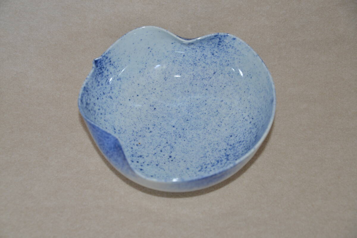 ◇ 清水焼 平安静解作 吹墨ひさご鉢 未使用 京焼 ◇ 吹墨 瓢鉢拍卖